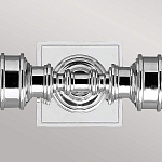 Бра для ванных комнат горизонтальное с двумя матовыми стеклянными цилиндическими плафонами Feiss варинант исполнения - 2 | Loft Concept в Перми