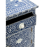 Комод инкрустация костью ORIENTAL Indian синий орнамент варинант исполнения - 6 | Loft Concept в Перми