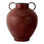 Ваза бордовая с 2-мя фактурными ручками Vase Burgundy Glaze варинант исполнения - 1 | Loft Concept в Перми