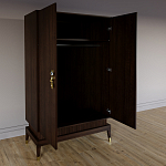 Платяной шкаф Elsa Dreams Walnut с 2-мя фасадами варинант исполнения - 1 | Loft Concept в Перми