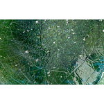 Керамический столик зеленый "Цилиндр" варинант исполнения - 4 | Loft Concept в Перми