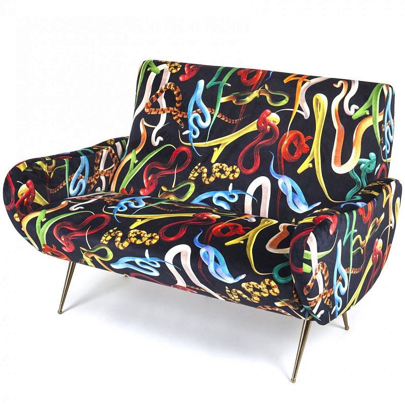 Диван Seletti Sofa Two Seater Snakes Мульти в Перми | Loft Concept 