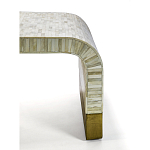 Стол журнальный Белый  BONE INLAY SIDE TABLE-Cream варинант исполнения - 3 | Loft Concept в Перми