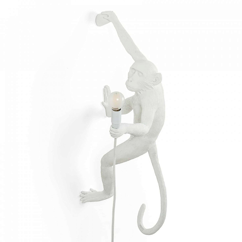 Бра Seletti The Monkey Lamp Hanging Version Right Белый в Перми | Loft Concept 