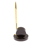 Часы настольные с ручкой из натурального камня Stone Clock варинант исполнения - 3 | Loft Concept в Перми