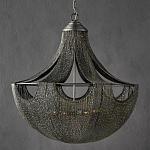 Люстра в форме колокола с декором из тонких железных нитей Jagged Pattern варинант исполнения - 5 | Loft Concept в Перми