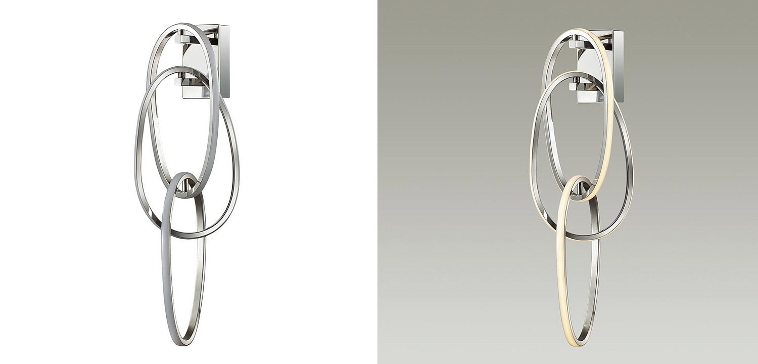 Бра 3 Chain Link Chrome Бра 3 Chain Link Chrome - Loft-Concept в Перми