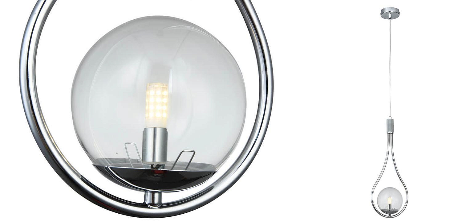 Подвесной светильник B.LUX C Ball drop chrome Подвесной светильник B.LUX C Ball drop chrome - Loft-Concept в Перми