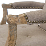 Кресло Aubrey Classical Armchair brown flax варинант исполнения - 4 | Loft Concept в Перми