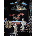 Шкаф черный в китайском стиле  Chinese Cabinet Black варинант исполнения - 2 | Loft Concept в Перми