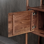 Стеллаж в гостиную для книг Moon Walnut Furniture варинант исполнения - 9 | Loft Concept в Перми