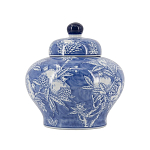 Ваза с крышкой в китайском стиле Гранатовое дерево Blooming Pomegranate варинант исполнения - 9 | Loft Concept в Перми