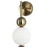 Бра с плафонами шарами из акрила и металла Crystal Globule Spheres Wall Lamp варинант исполнения - 2 | Loft Concept в Перми