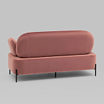 Диван в велюровой обивке цвета пыльная роза COLOR BLOCK варинант исполнения - 4 | Loft Concept в Перми
