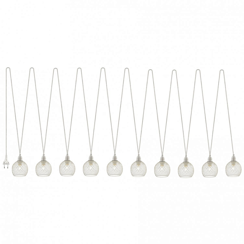 Люстра Fence Pendant Белый Люстра Fence Pendant Белый в Перми | Loft Concept
