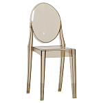 Прозрачный стул с янтарным оттенком LOUIS GHOST CHAIR варинант исполнения - 1 | Loft Concept в Перми