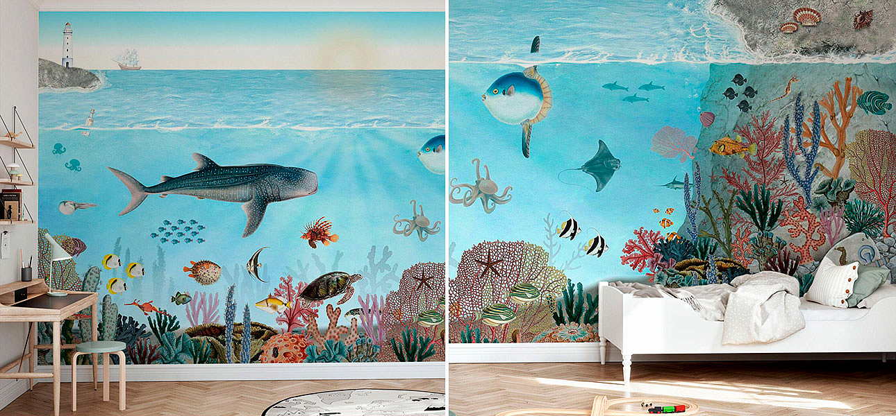 Обои ручная роспись Ocean Lookbook Обои ручная роспись Ocean Lookbook - Loft-Concept в Перми