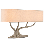 Настольная лампа с корпусом в виде дерева Gray Concrete Trunk варинант исполнения - 2 | Loft Concept в Перми