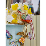 Ваза с птичкой из фарфора с бронзовыми элементами Garden of Eden варинант исполнения - 9 | Loft Concept в Перми