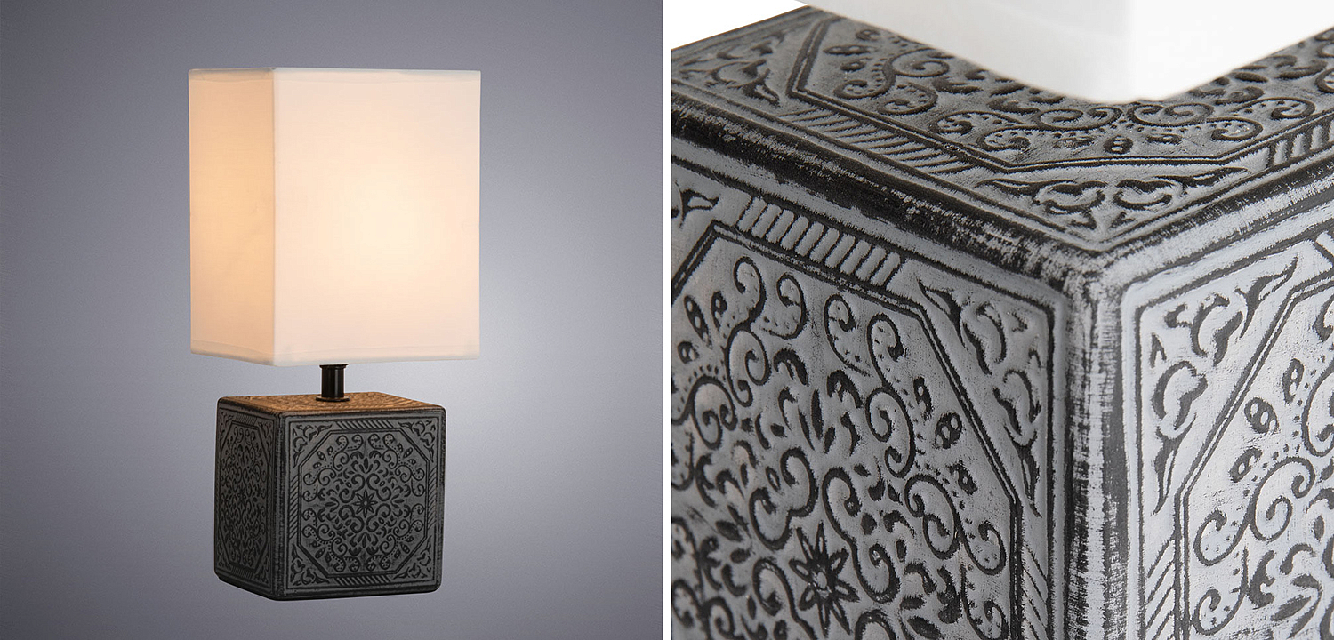 Настольная лампа Lazio Black Table Lamp Настольная лампа Lazio Black Table Lamp - Loft-Concept в Перми