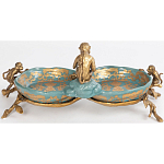 Блюдо двойное из фарфора Crogy варинант исполнения - 4 | Loft Concept в Перми