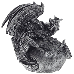 Декоративная статуэтка Дракон Silver Dragon Statuette варинант исполнения - 1 | Loft Concept в Перми