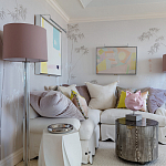 Обои ручная роспись Bamboo Special Colourway on Natural Mica metallic silk варинант исполнения - 1 | Loft Concept в Перми