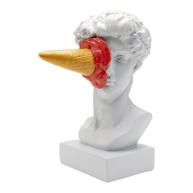 Статуэтка Bust of David and Ice Cream Белый Красный Песочный в Перми | Loft Concept 