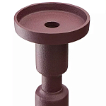 Подсвечник фигурный сливовый Bright Accent 35 см варинант исполнения - 2 | Loft Concept в Перми