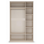 Шкаф трёхдверный с 2-мя зеркальными дверками Satin Furniture варинант исполнения - 2 | Loft Concept в Перми