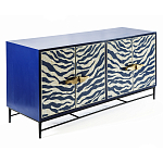 Буфет в гостиную с инкрустацией Bone Inlay Deco Sideboard - Orleans ZEBRA варинант исполнения - 1 | Loft Concept в Перми