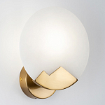 Бра с плафоном из камня в форме диска Ricci Stone Wall Lamp варинант исполнения - 2 | Loft Concept в Перми