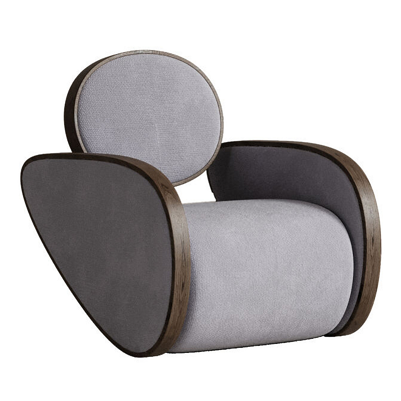 Кресло Nautilus Purple Фиолетовый Коричневый в Перми | Loft Concept 