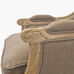 Кресло William Classical Armchair brown flax варинант исполнения - 4 | Loft Concept в Перми