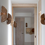 Бра плетеное из ротанга Chainmail варинант исполнения - 3 | Loft Concept в Перми