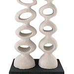 Белые тотемы природной формы Большой напольный Арт-объект Vega   варинант исполнения - 2 | Loft Concept в Перми