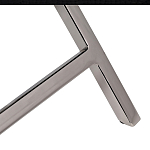 Стол сервировочный кожаный с декором в виде золотистой фигуркой лося Embodiment of Style варинант исполнения - 4 | Loft Concept в Перми