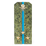 Сувенир Погон Старший Лейтенант ВДВ из натурального камня змеевик Souvenir Epaulets варинант исполнения - 1 | Loft Concept в Перми