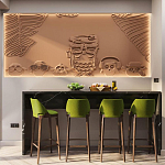 Барельеф OWLS варинант исполнения - 1 | Loft Concept в Перми