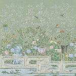 Обои ручная роспись Temple Newsam Mercury Grey варинант исполнения - 1 | Loft Concept в Перми