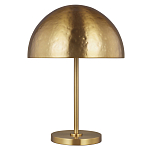 Настольная лампа с полусферическим абажуром золотого цвета Generation Lighting варинант исполнения - 1 | Loft Concept в Перми
