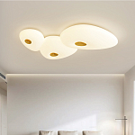 Потолочный светильник с тремя овальными матовыми плафонами TRIDalmen варинант исполнения - 1 | Loft Concept в Перми