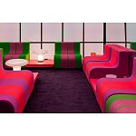 Дизайнерский кофейный стол на круглых ножках Poltronova T02 Pink Coffee Table варинант исполнения - 14 | Loft Concept в Перми