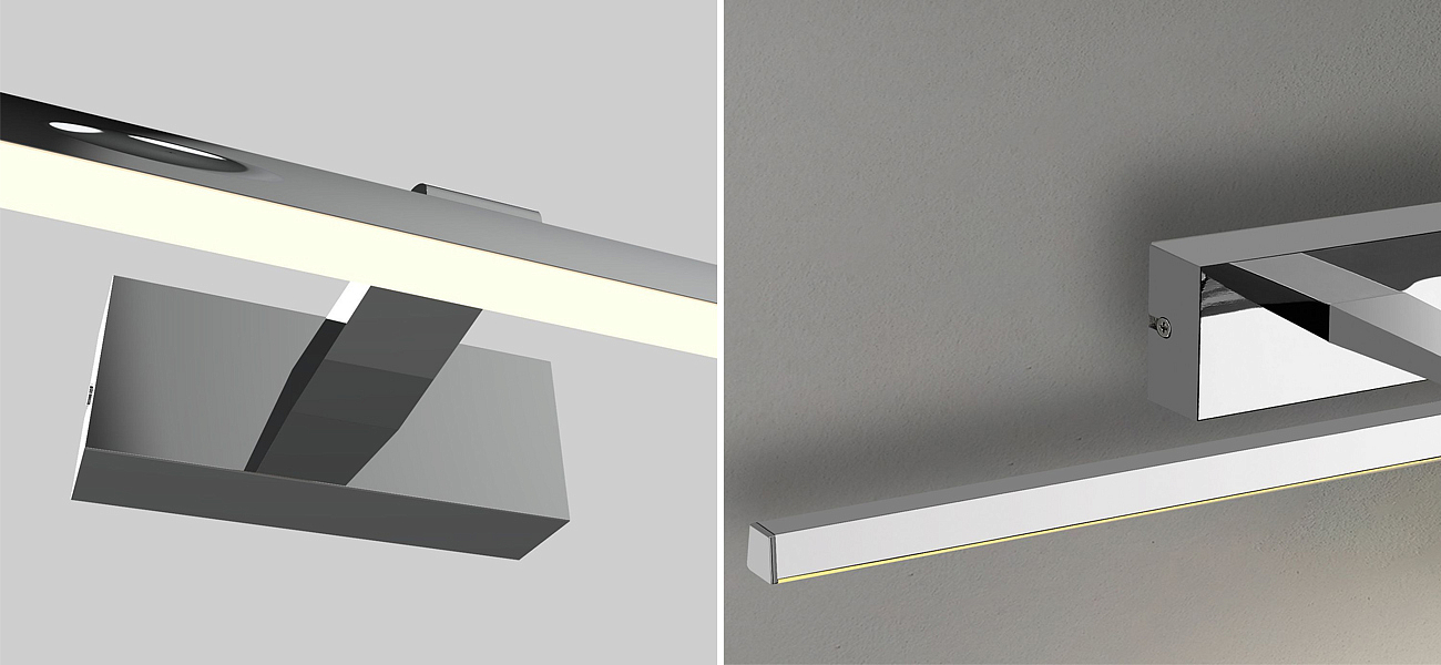 Настенная подсветка цвета хром BACKLIGHT Настенная подсветка цвета хром BACKLIGHT - Loft-Concept в Перми