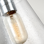 Бра с плафоном в форме колокола из прозрачного стекла с пузырьками Feiss варинант исполнения - 5 | Loft Concept в Перми