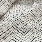 Мебельная ткань Шенилл черно-белый принт 145 см T3-38 варинант исполнения - 1 | Loft Concept в Перми