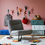 Настенный крючок в виде совы Owl Wall Hook Blue варинант исполнения - 4 | Loft Concept в Перми