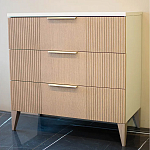 Комод коричневый с 3-мя ящиками на 4-х ножках Harper Line варинант исполнения - 3 | Loft Concept в Перми