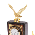 Настольный письменный набор из лемезита и змеевика с декором в виде Орла в подарочной упаковке Successful Leader варинант исполнения - 3 | Loft Concept в Перми