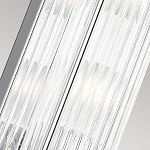  Бра для ванных комнат вертикальное с длинным прозрачным рифленым плафоном Feiss варинант исполнения - 3 | Loft Concept в Перми